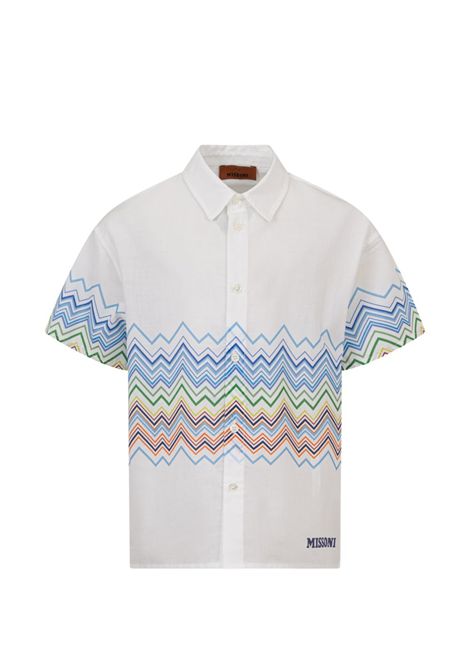 Camicia con motivo a zigzag MISSONI KIDS | MY5P01 Z3504100MC